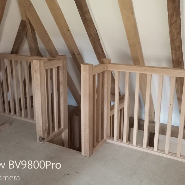timber banisters