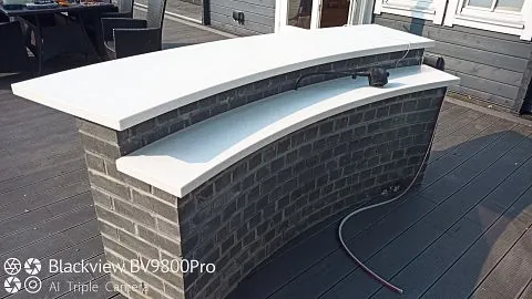 garden barbecue area
