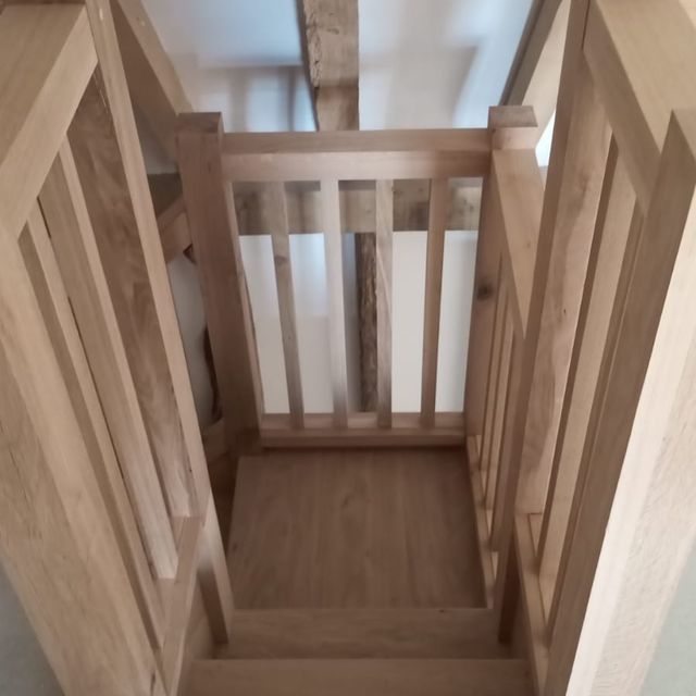 timber staircase