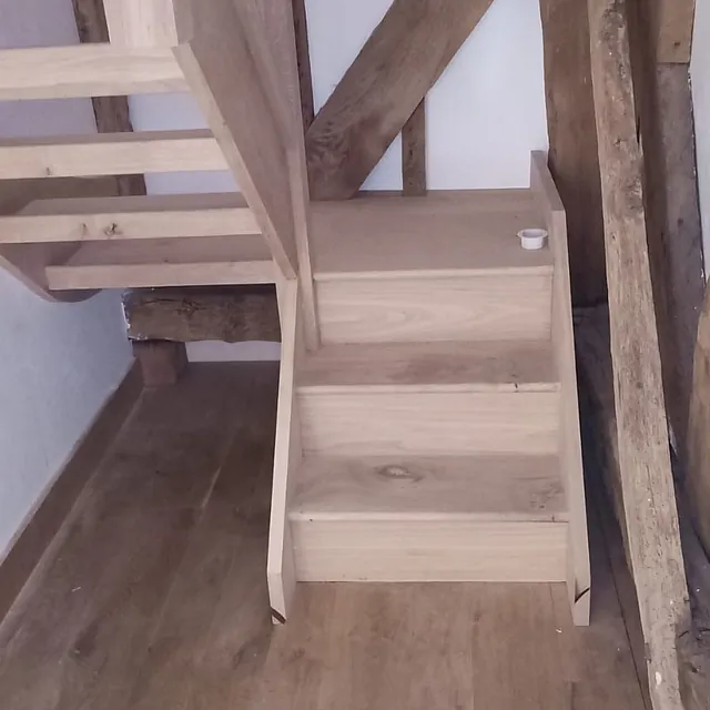 wooden staircase