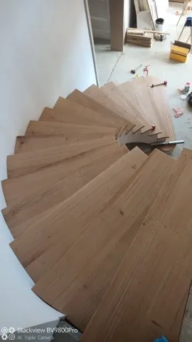 wooden staircase